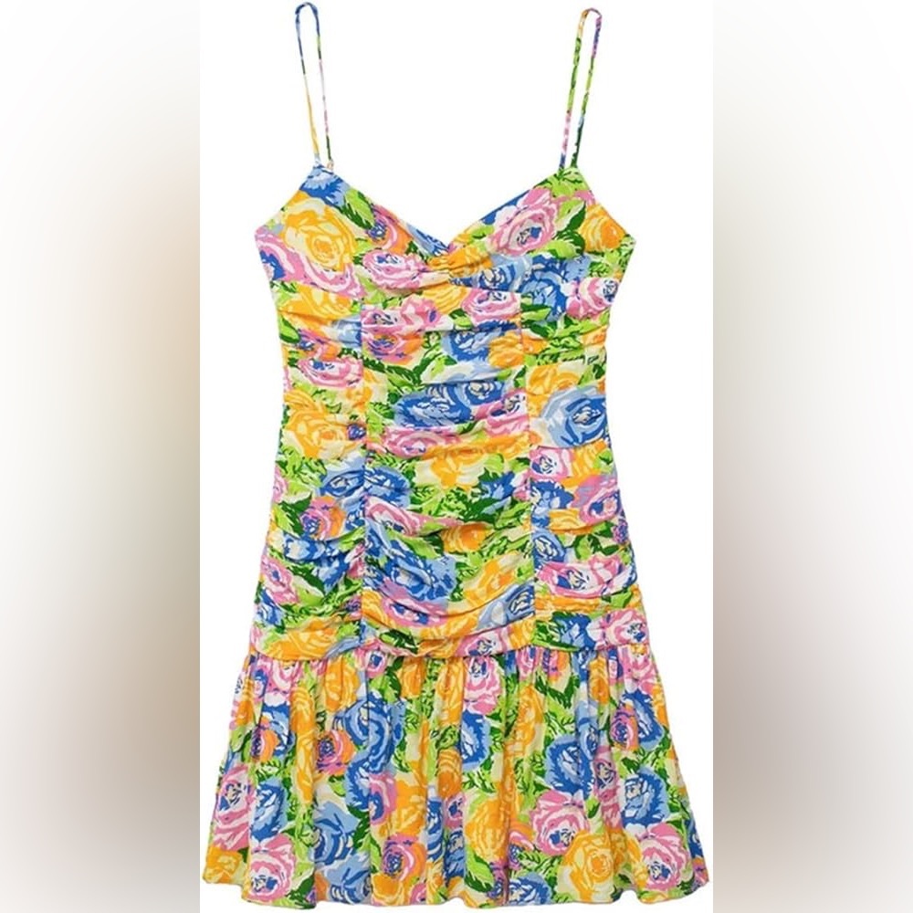 Zara mini floral dress